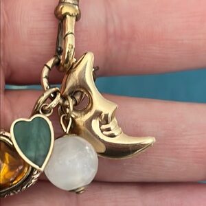 Gold Moon Charm